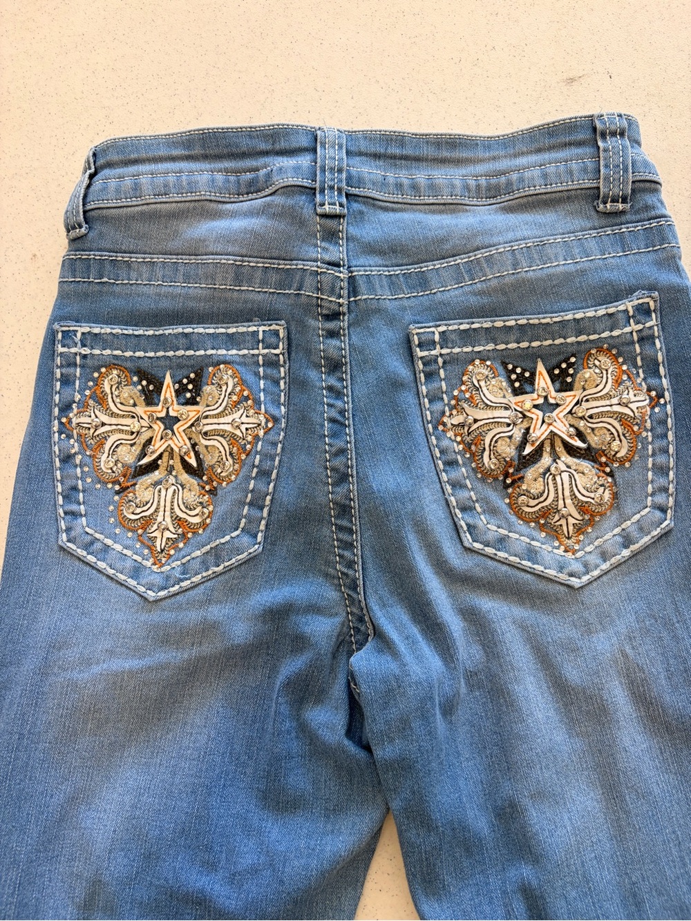 Y2K Classic Light Blue Flare Jeans — Women’s Flared Denim
